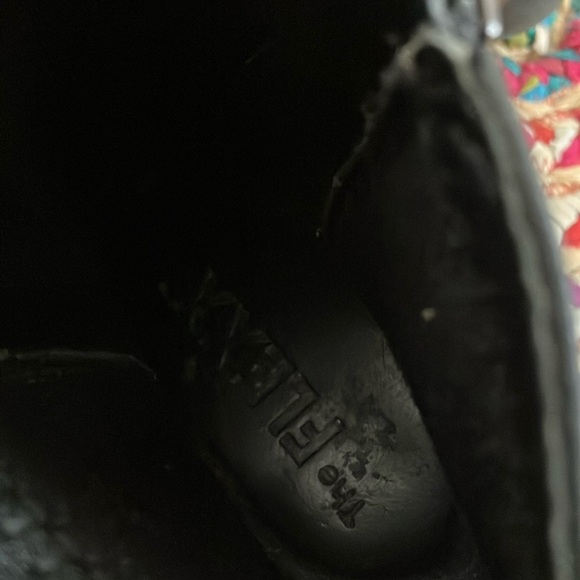 THE FLEXX Black Leather Wedges Ankle Boots - Picture 5 of 6